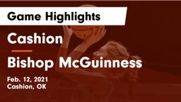 Cashion  vs Bishop McGuinness  Game Highlights - Feb. 12, 2021
