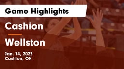 Cashion  vs Wellston  Game Highlights - Jan. 14, 2022