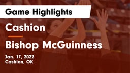 Cashion  vs Bishop McGuinness  Game Highlights - Jan. 17, 2022