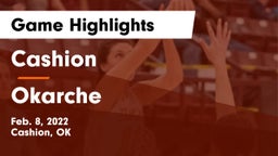 Cashion  vs Okarche  Game Highlights - Feb. 8, 2022