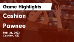 Cashion  vs Pawnee  Game Highlights - Feb. 26, 2022