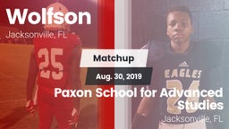 Matchup: Wolfson  vs. Paxon School for Advanced Studies 2019