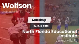 Matchup: Wolfson  vs. North Florida Educational Institute  2019