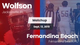 Matchup: Wolfson  vs. Fernandina Beach  2019