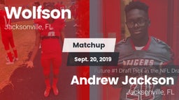 Matchup: Wolfson  vs. Andrew Jackson  2019