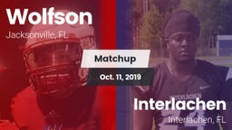 Matchup: Wolfson  vs. Interlachen  2019