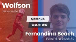 Matchup: Wolfson  vs. Fernandina Beach  2020