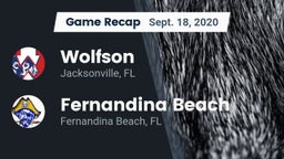 Recap: Wolfson  vs. Fernandina Beach  2020