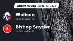 Recap: Wolfson  vs. Bishop Snyder  2023