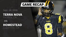 Recap: Terra Nova  vs. Homestead  2016