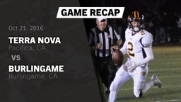 Recap: Terra Nova  vs. Burlingame  2016