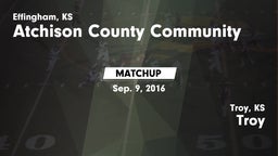 Matchup: Atchison County vs. Troy  2016