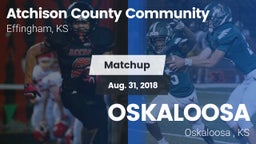Matchup: Atchison County vs. OSKALOOSA  2018
