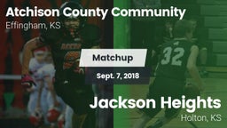 Matchup: Atchison County vs. Jackson Heights  2018