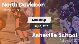 Matchup: North Davidson High vs. Asheville School 2017