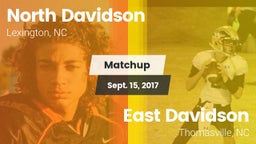Matchup: North Davidson High vs. East Davidson  2017