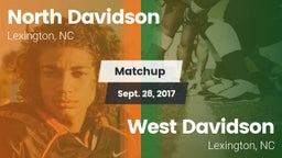 Matchup: North Davidson High vs. West Davidson  2017