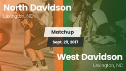Matchup: North Davidson High vs. West Davidson  2017