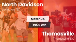Matchup: North Davidson High vs. Thomasville  2017