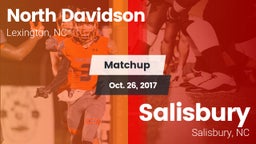 Matchup: North Davidson High vs. Salisbury  2017