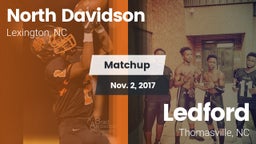Matchup: North Davidson High vs. Ledford  2017