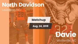 Matchup: North Davidson High vs. Davie  2018