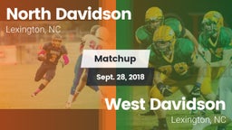 Matchup: North Davidson High vs. West Davidson  2018