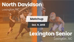 Matchup: North Davidson High vs. Lexington Senior  2018