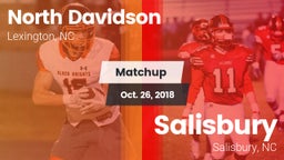 Matchup: North Davidson High vs. Salisbury  2018