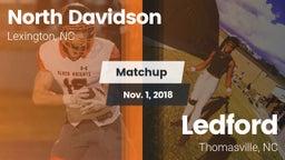 Matchup: North Davidson High vs. Ledford  2018
