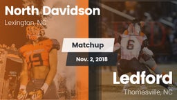 Matchup: North Davidson High vs. Ledford  2018