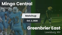 Matchup: Mingo Central High vs. Greenbrier East  2020