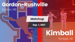 Matchup: Gordon-Rushville vs. Kimball  2017