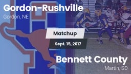 Matchup: Gordon-Rushville vs. Bennett County  2017