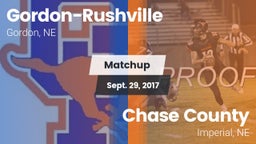 Matchup: Gordon-Rushville vs. Chase County  2017