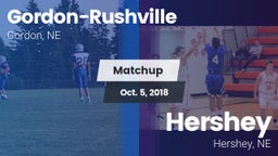 Matchup: Gordon-Rushville vs. Hershey  2018