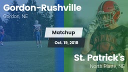 Matchup: Gordon-Rushville vs. St. Patrick's  2018