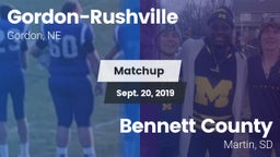 Matchup: Gordon-Rushville vs. Bennett County  2019