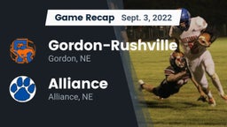 Recap: Gordon-Rushville  vs. Alliance  2022