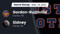 Recap: Gordon-Rushville  vs. Sidney  2022