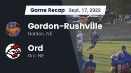Recap: Gordon-Rushville  vs. Ord  2022