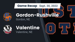Recap: Gordon-Rushville  vs. Valentine  2022
