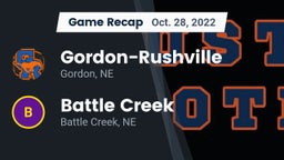 Recap: Gordon-Rushville  vs. Battle Creek  2022