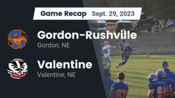 Recap: Gordon-Rushville  vs. Valentine  2023