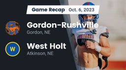Recap: Gordon-Rushville  vs. West Holt  2023