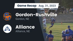 Recap: Gordon-Rushville  vs. Alliance  2023