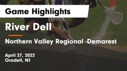 River Dell  vs Northern Valley Regional -Demarest Game Highlights - April 27, 2022