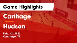 Carthage  vs Hudson Game Highlights - Feb. 12, 2019
