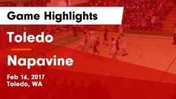 Toledo  vs Napavine  Game Highlights - Feb 16, 2017