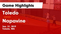 Toledo  vs Napavine  Game Highlights - Jan. 31, 2019
